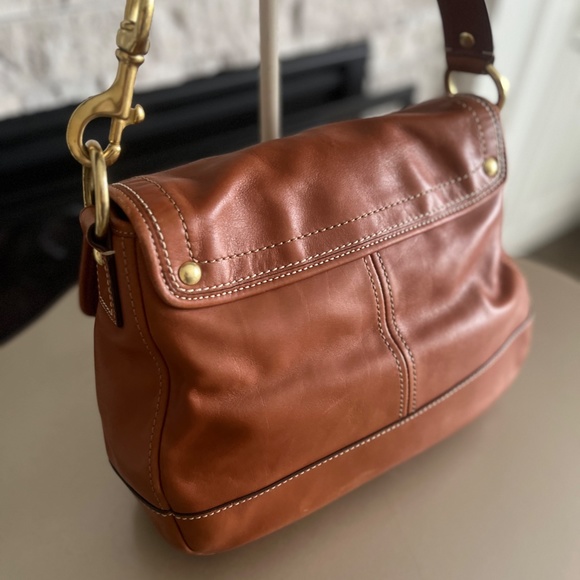 Vintage Coach Hobo Legacy Brown Leather Shoulder Bag - Picture 6 of 15